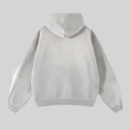 Grey Zip-Up Hoodie